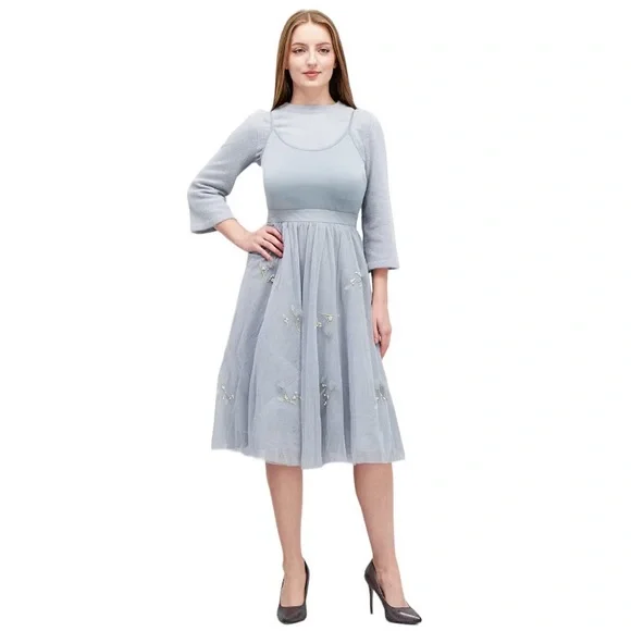 white christmas dresses White Printed Midaxi Dress main image 1